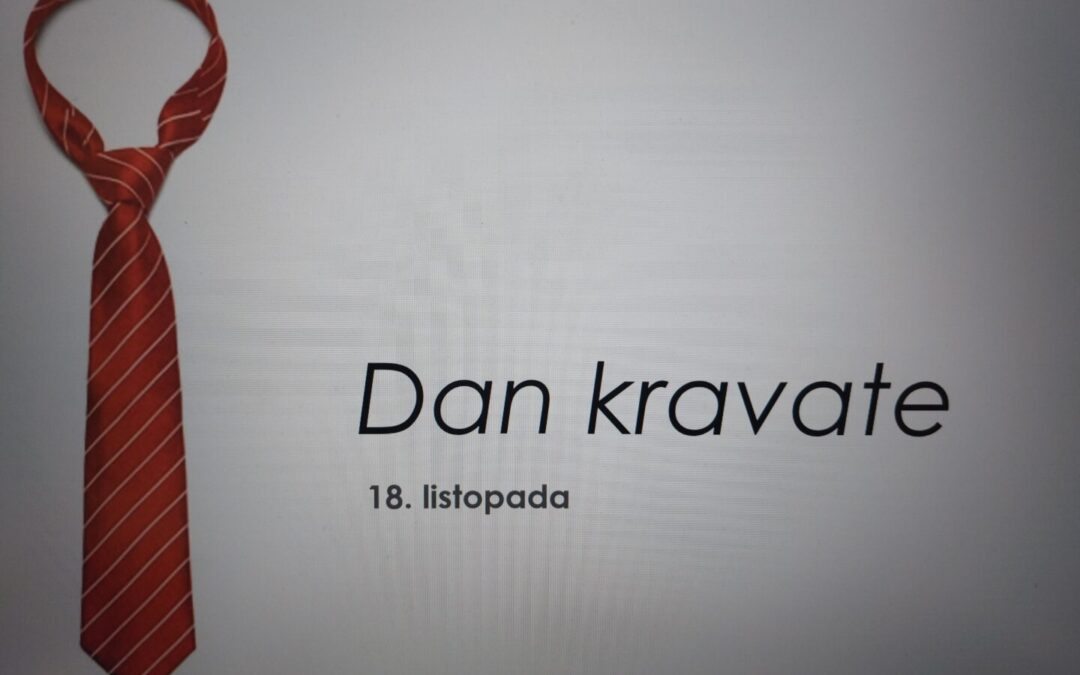 DAN KRAVATE U PRVOM RAZREDU MATIČNE ŠKOLE