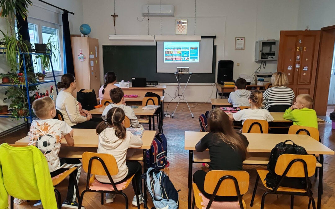 Školski projekt Putokazi u PŠ Novi Senkovac – Aktivnost 4: Prometna učilica (Kretanje pješaka u prometu)