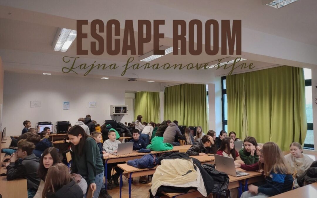 RZC radionica – Escape room: Tajna faraonove šifre 