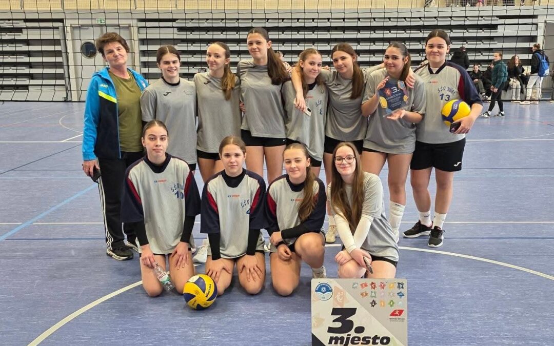 3. mjesto na Županijskom natjecanju u odbojci