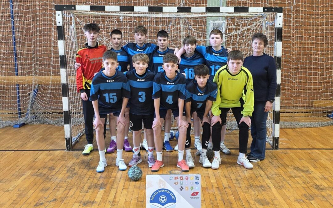 3. mjesto na županijskom natjecanju u rukometu