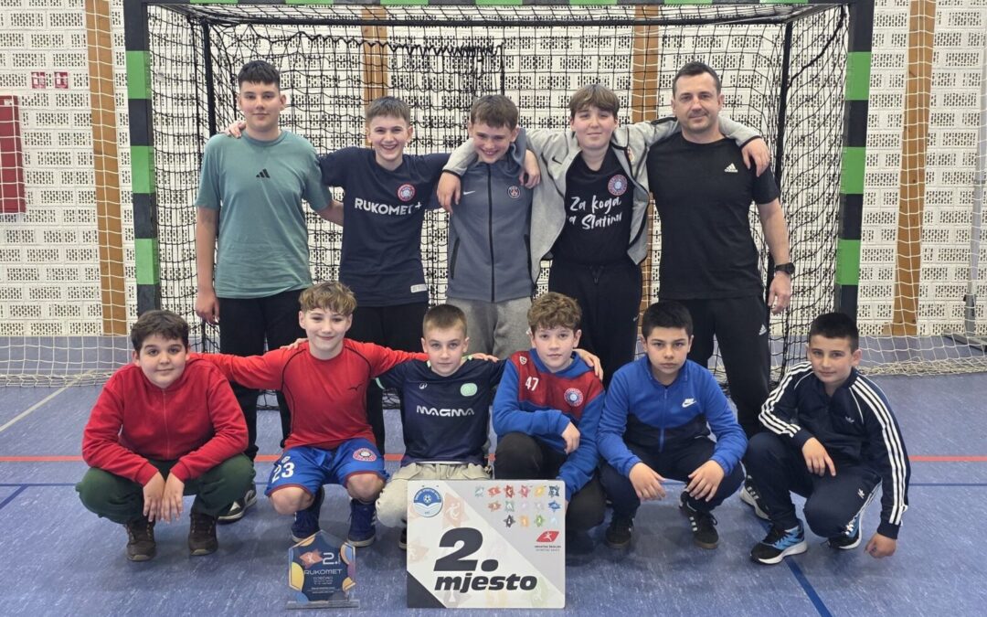 2. mjesto na županijskom natjecanju u rukometu