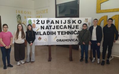 Izvanredan uspjeh naših učenika na županijskom Natjecanju mladih tehničara