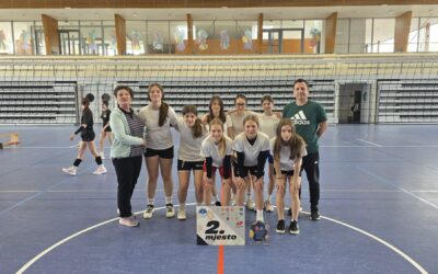 Dječaci i djevojčice 5. i 6. razreda drugi u županiji u odbojci