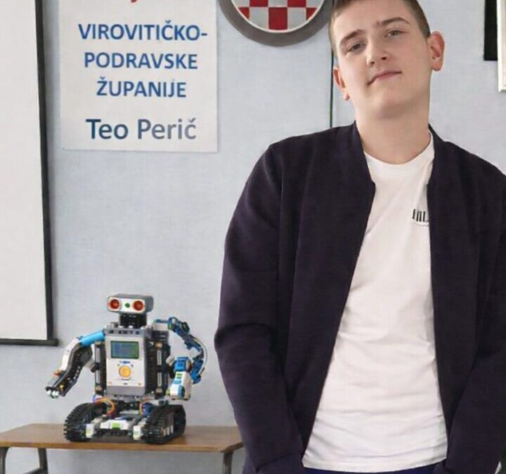 Teo Perić pozvan na državno natjecanje iz robotike